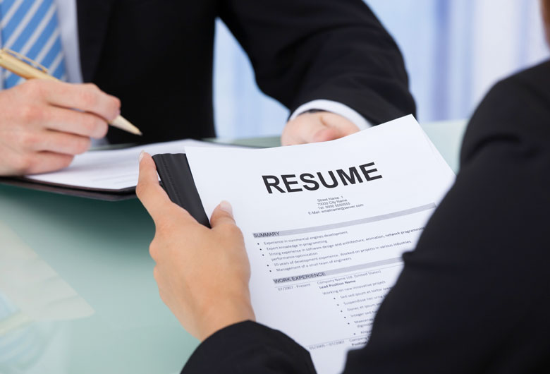Submit your insurance resume